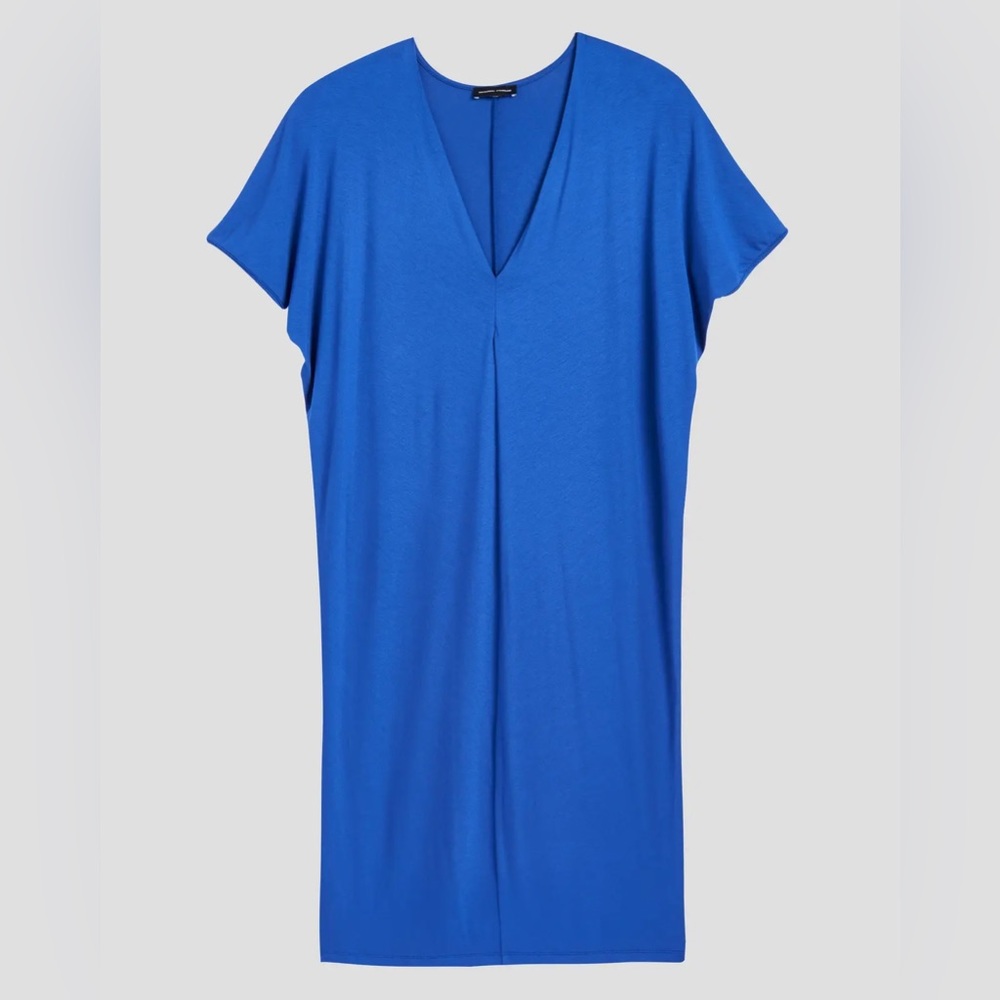 NWT Universal Standard Liquid Jersey V -Neck Teresa Dress Royal Blue 4X (38-40)